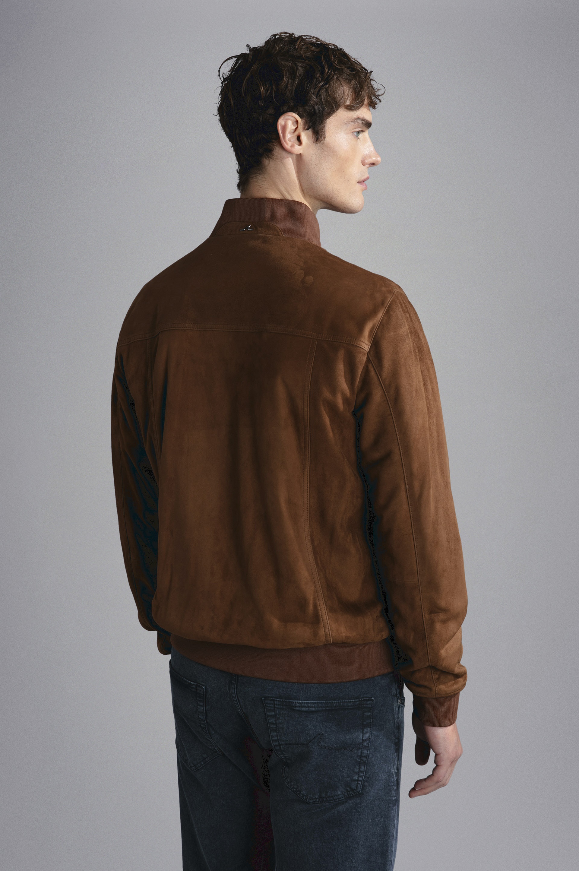 AQUALEATHER SUEDE BOMBER JACKET - 3
