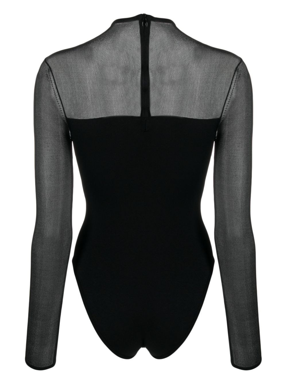 mesh-panelled bodysuit - 2