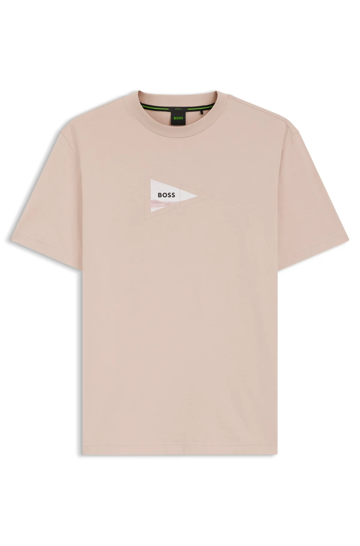 REGULAR-FIT PHOTOPRINT T-SHIRT IN STRETCH COTTON - 1