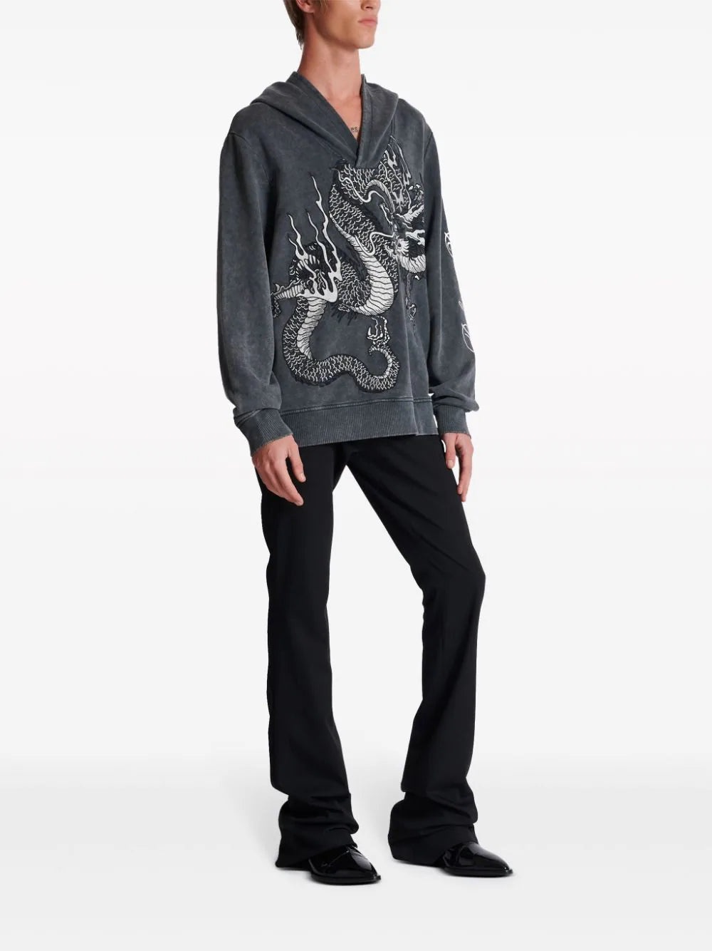 Dragon Vintage Emb Hoodie - 3