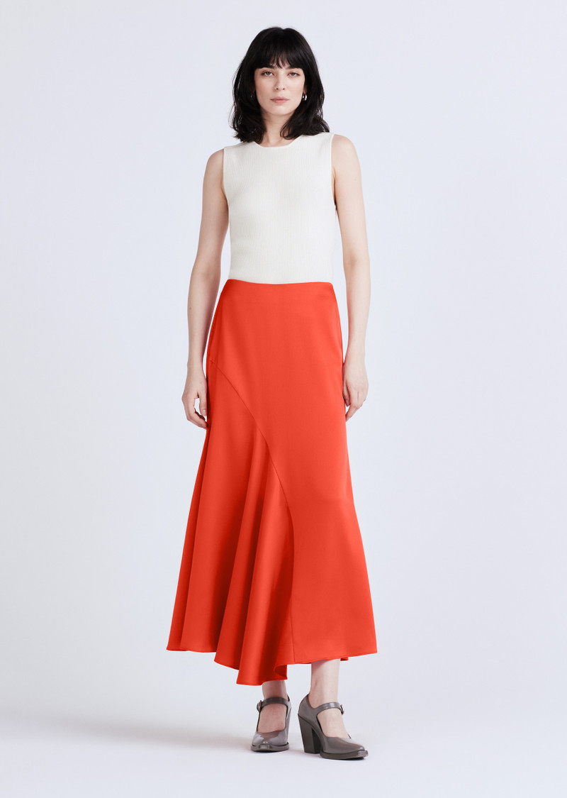 PAULETTE FLARED MIDI SKIRT 1