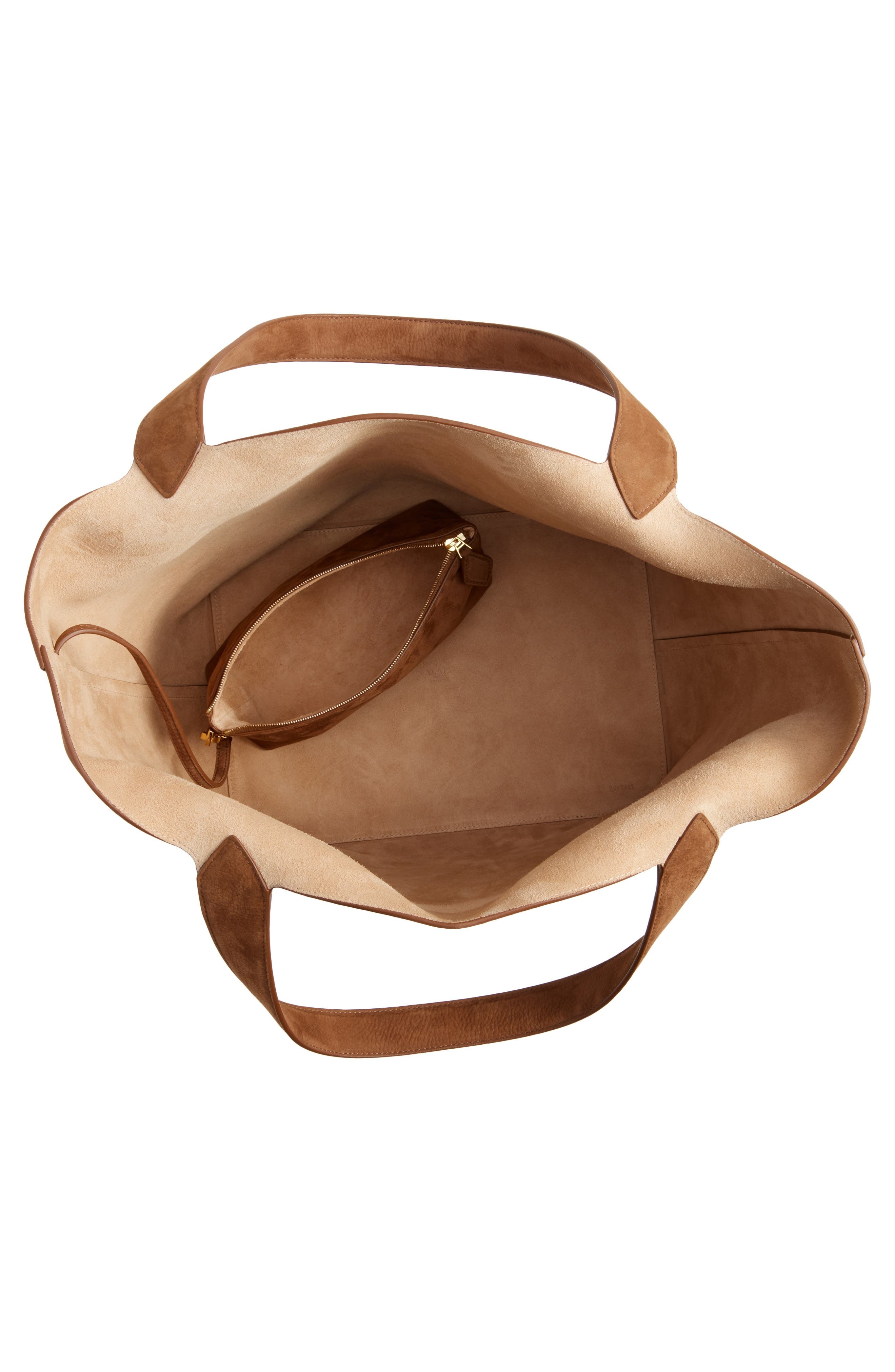 Alaïa Le Cabas Suede Tote in Terre D Ombre at Nordstrom - 3