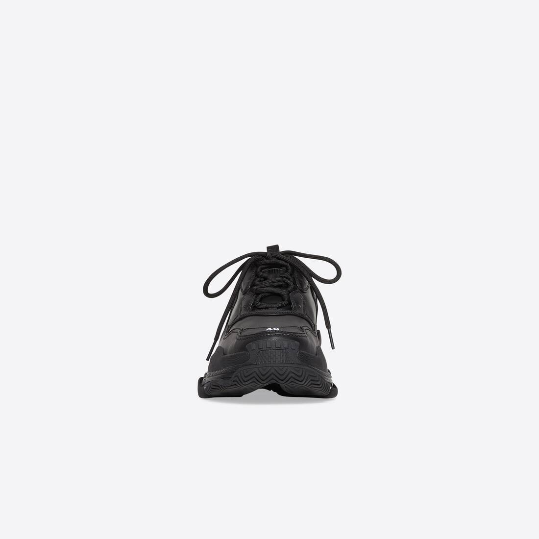 Men's Triple S Sneaker in Black - 3