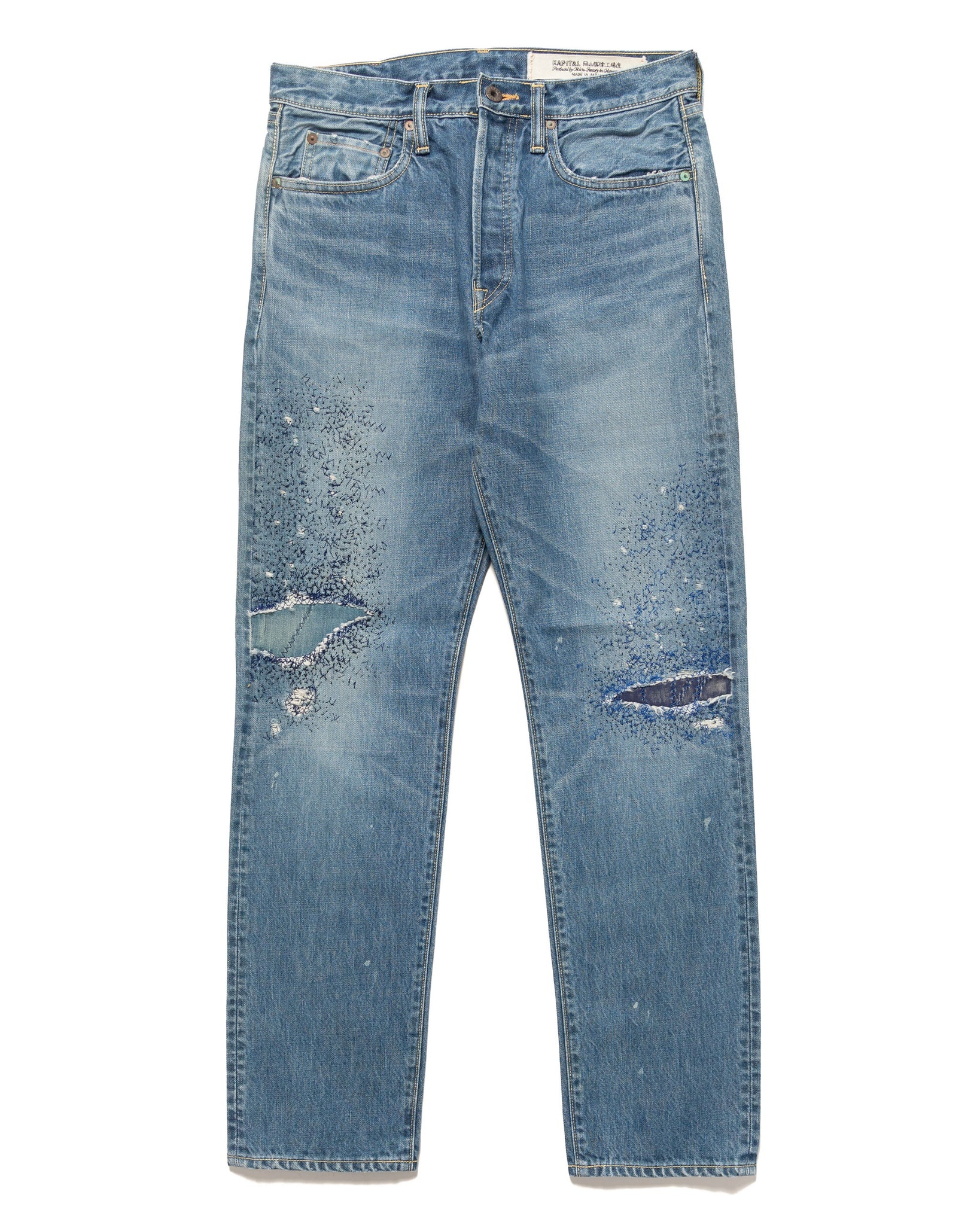 14OZ DENIM 5P MONKEY CISCO (3YEARSFADE) INDIGO - 1