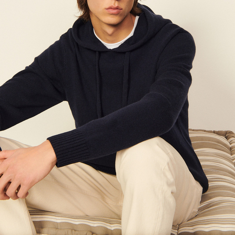Sandro Wool and cashmere hoodie outlook
