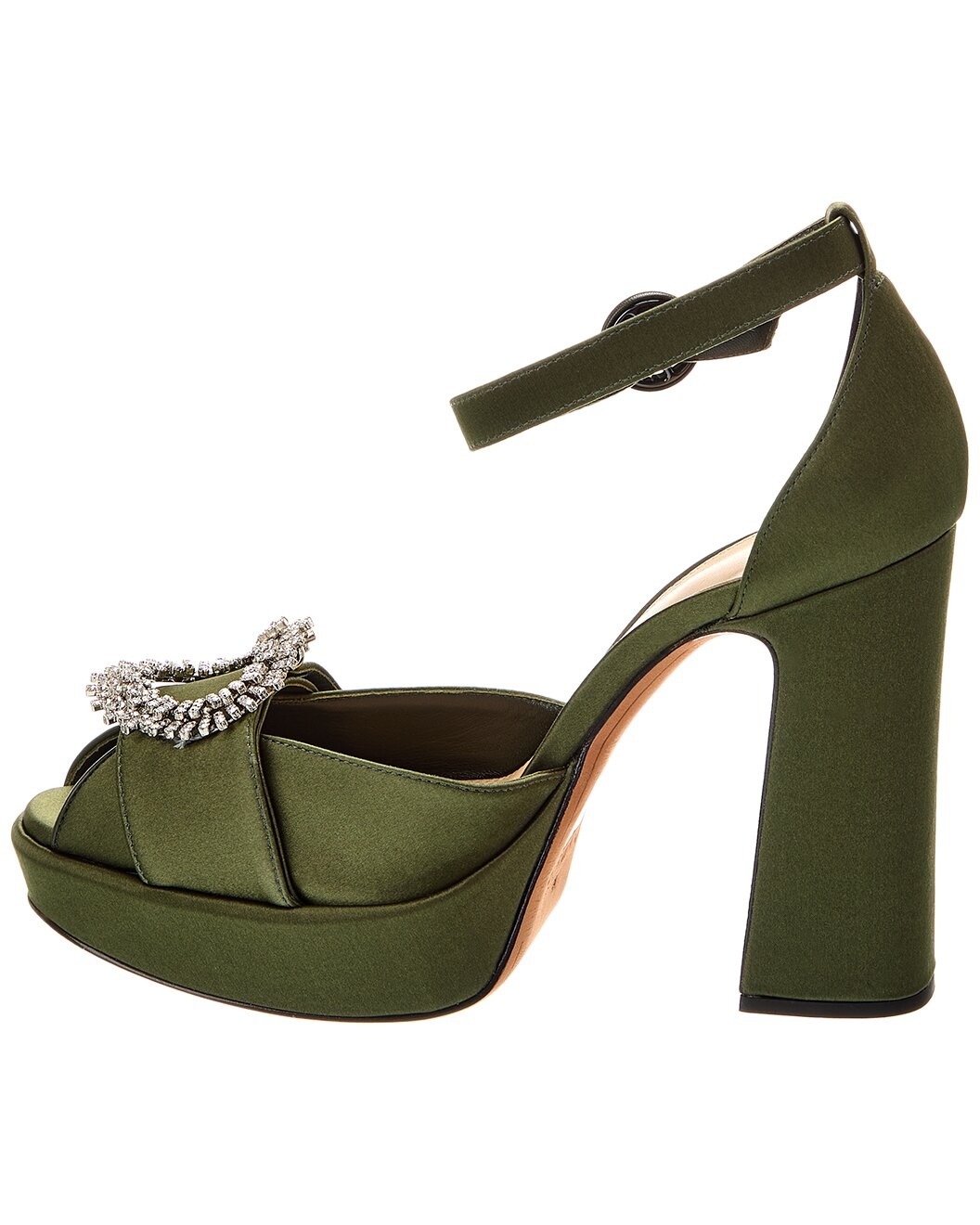 Alexandre Birman Madelina Curve 120 Satin Platform Pump - 2