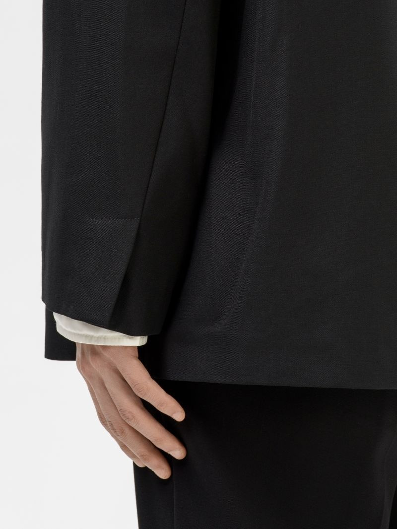 WOOL KIMONO BLAZER JACKET 9