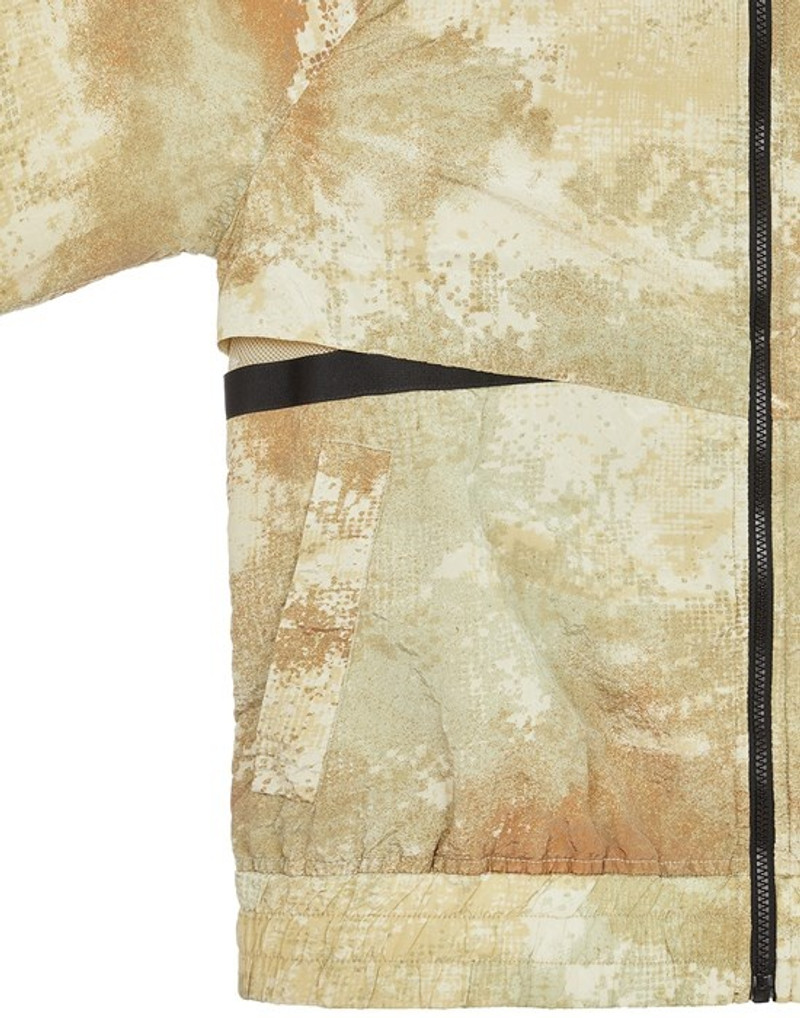 661E1 DISSOLVING GRID CAMO ON ECONYL® REGENERATED NYLON ECRU 4