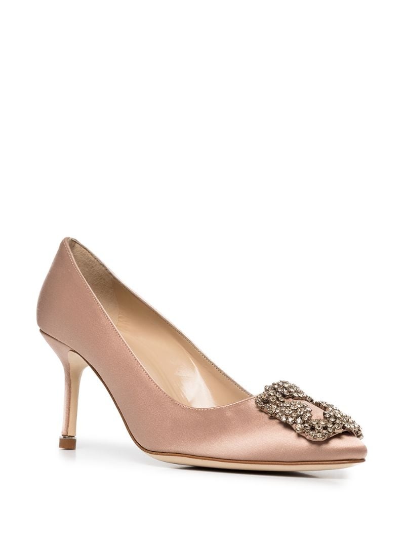 Hangisi crystal-embellished 70mm pumps - 2