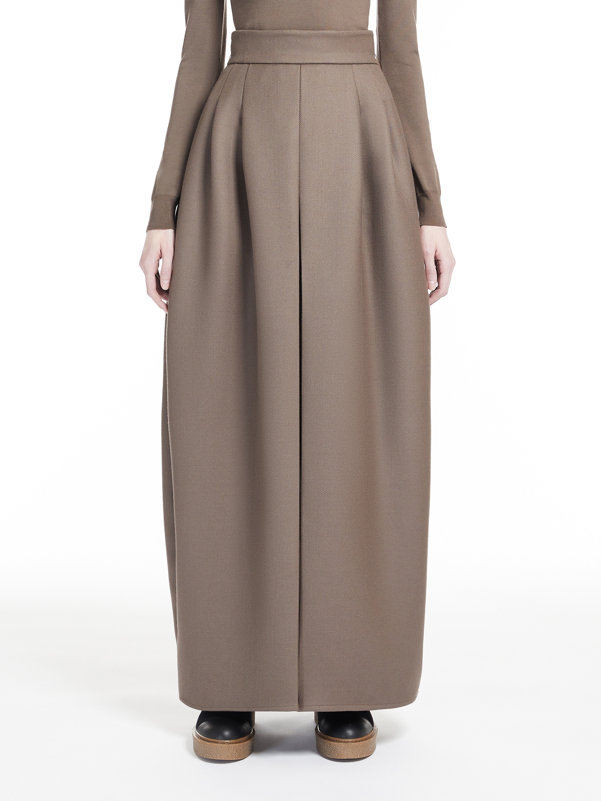 スカート MAX MARA WOOL LONG SKIRT Max Mara FARSA Wool skirt | REVERSIBLE