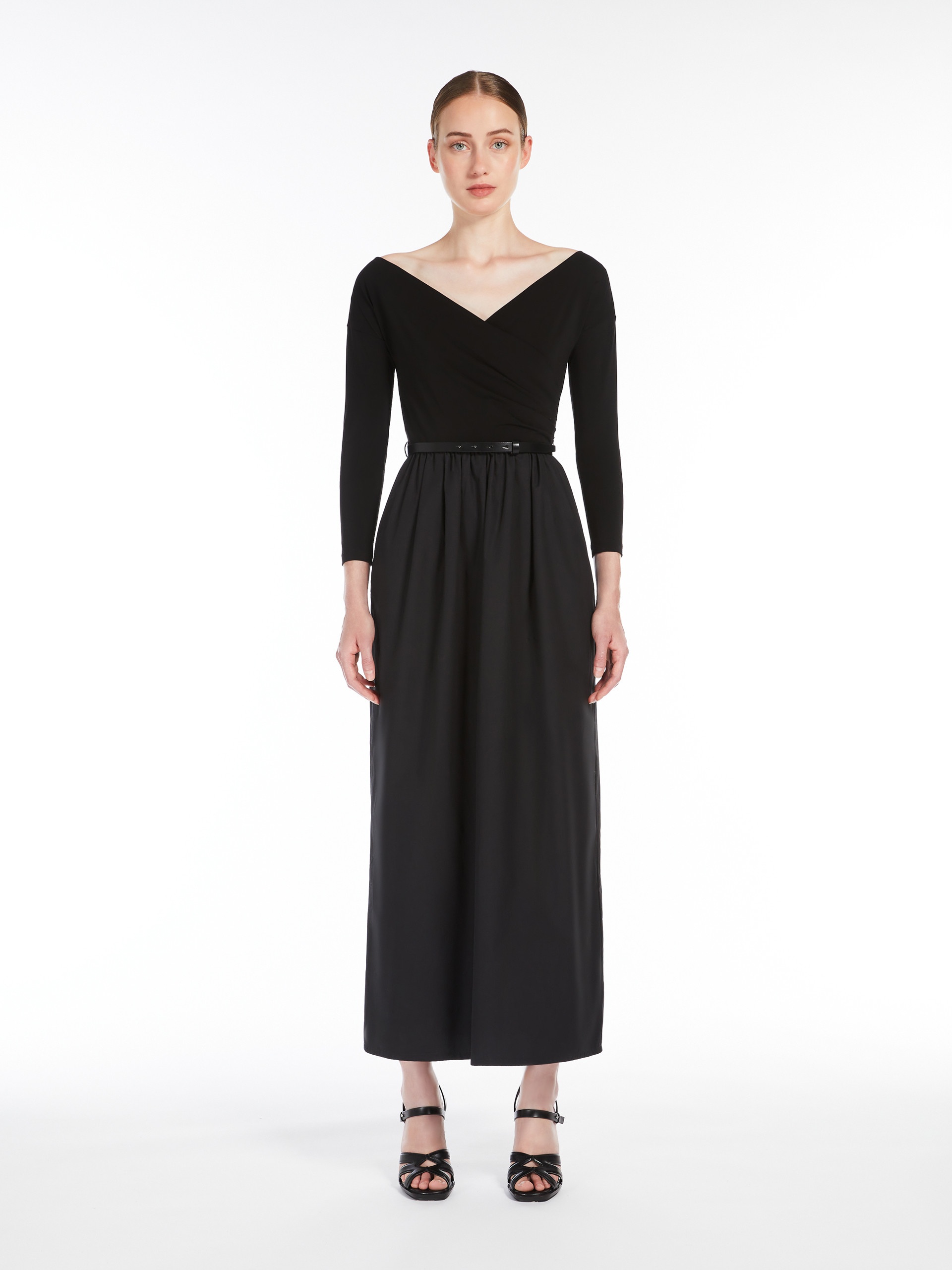 KAISER Cotton poplin and jersey dress - 3