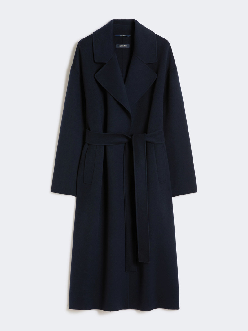HOBBY Long wool broadcloth coat - MIDNIGHTBLUE 1
