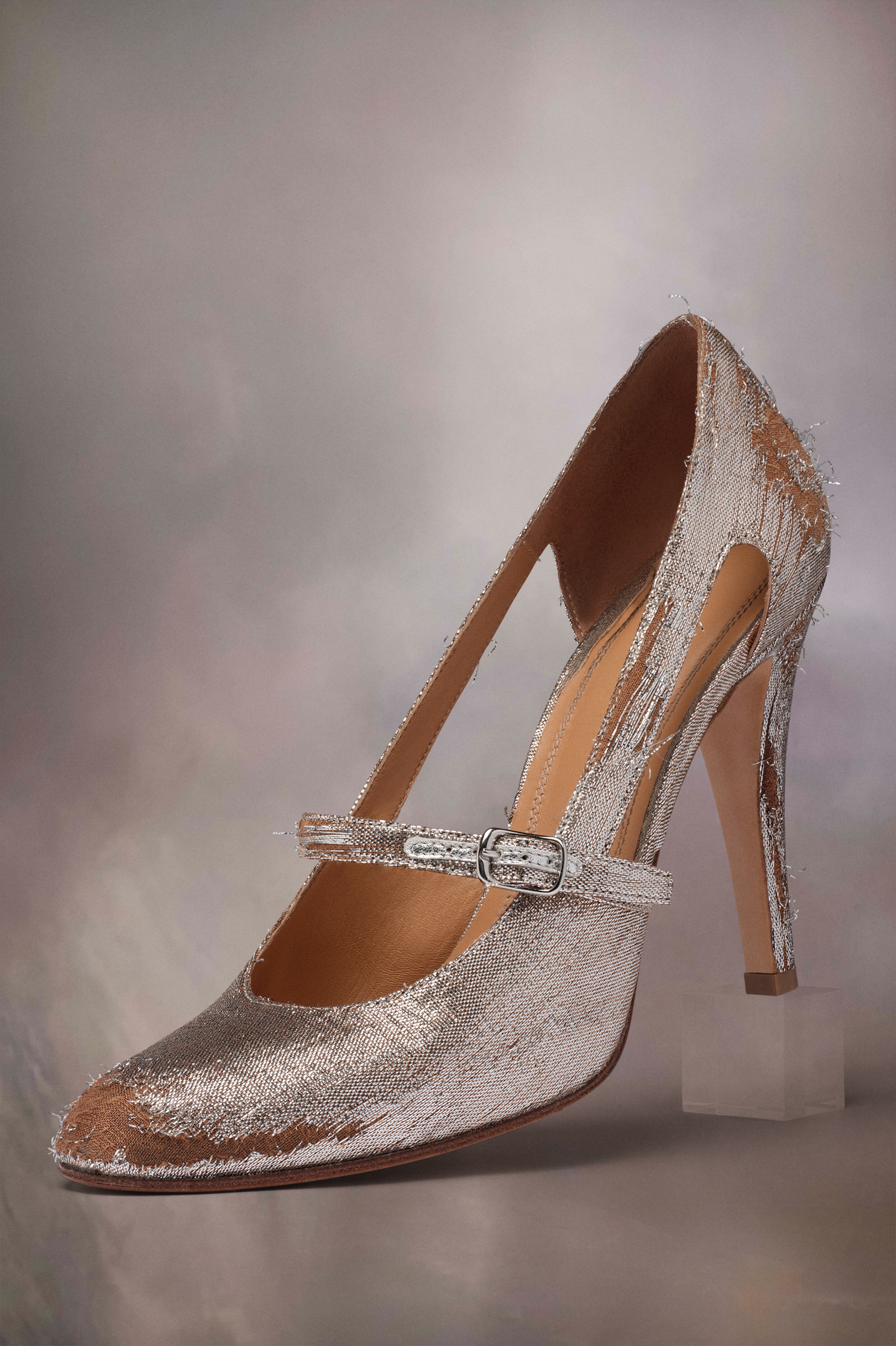Bleach lurex Mary-Jane pumps - 1