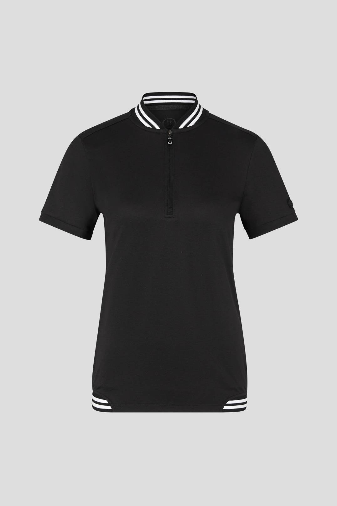 NORINA FUNCTIONAL POLO SHIRT IN BLACK - 1