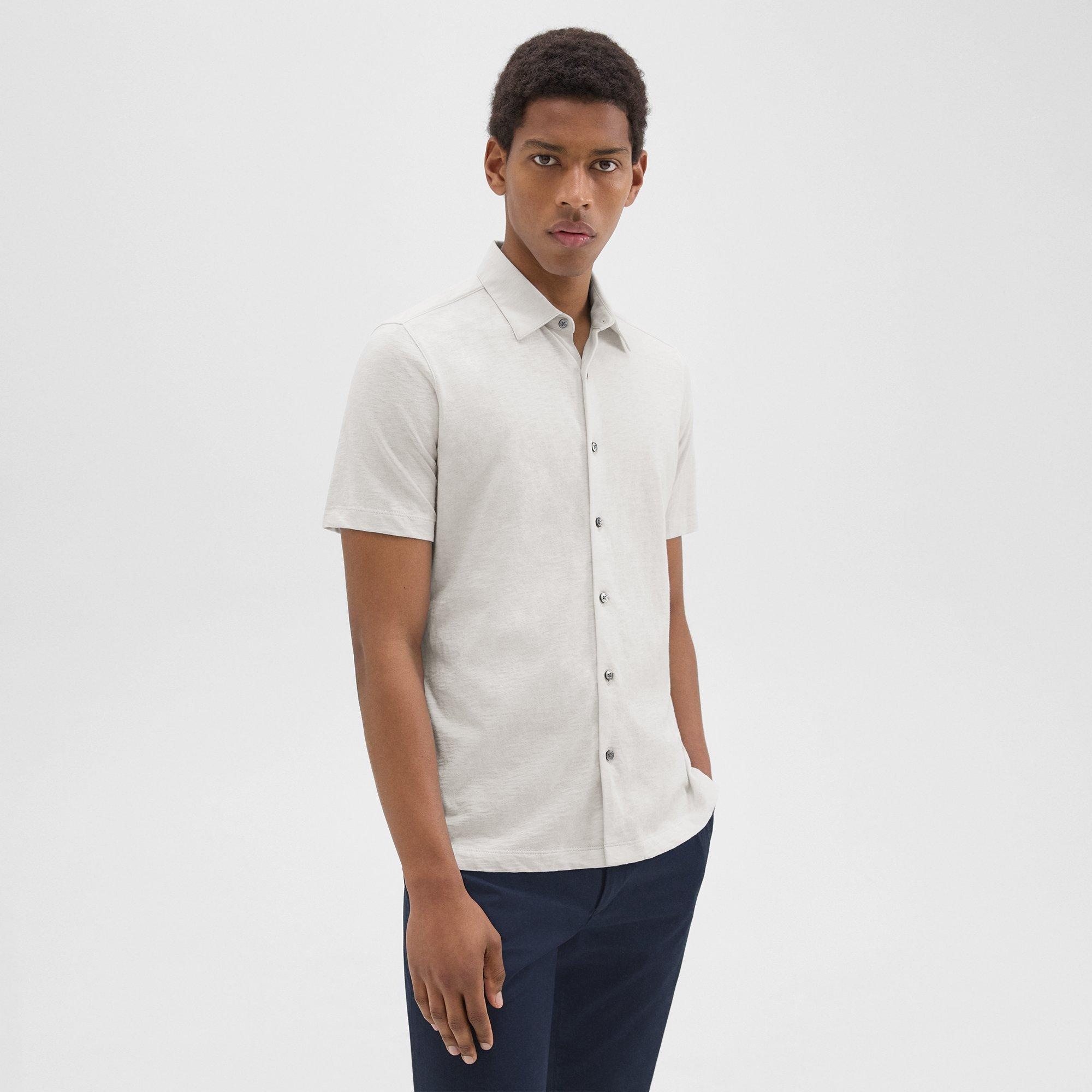 Noran Short-Sleeve Shirt in Slub Cotton - 3