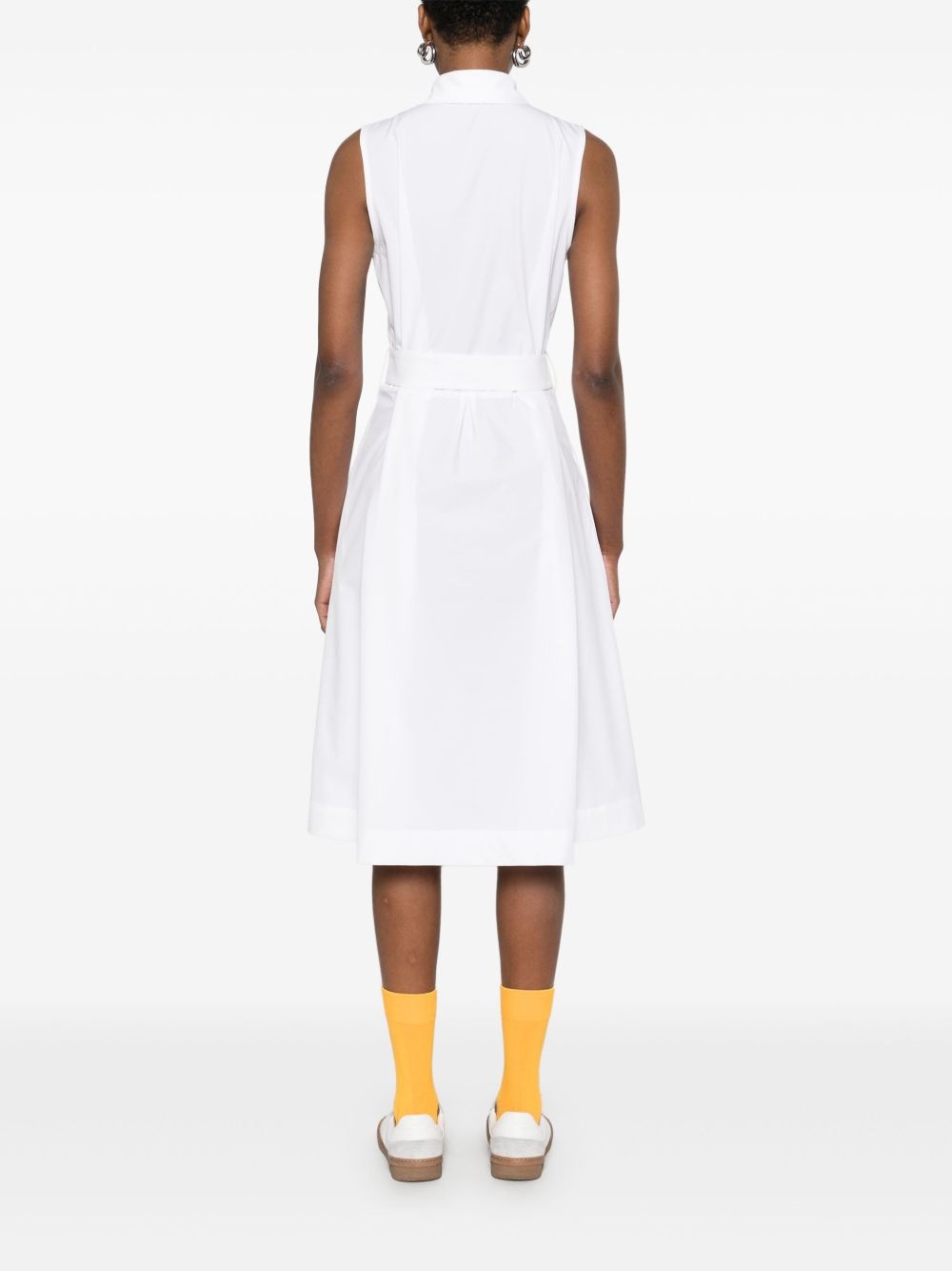 belted midi dress - 4