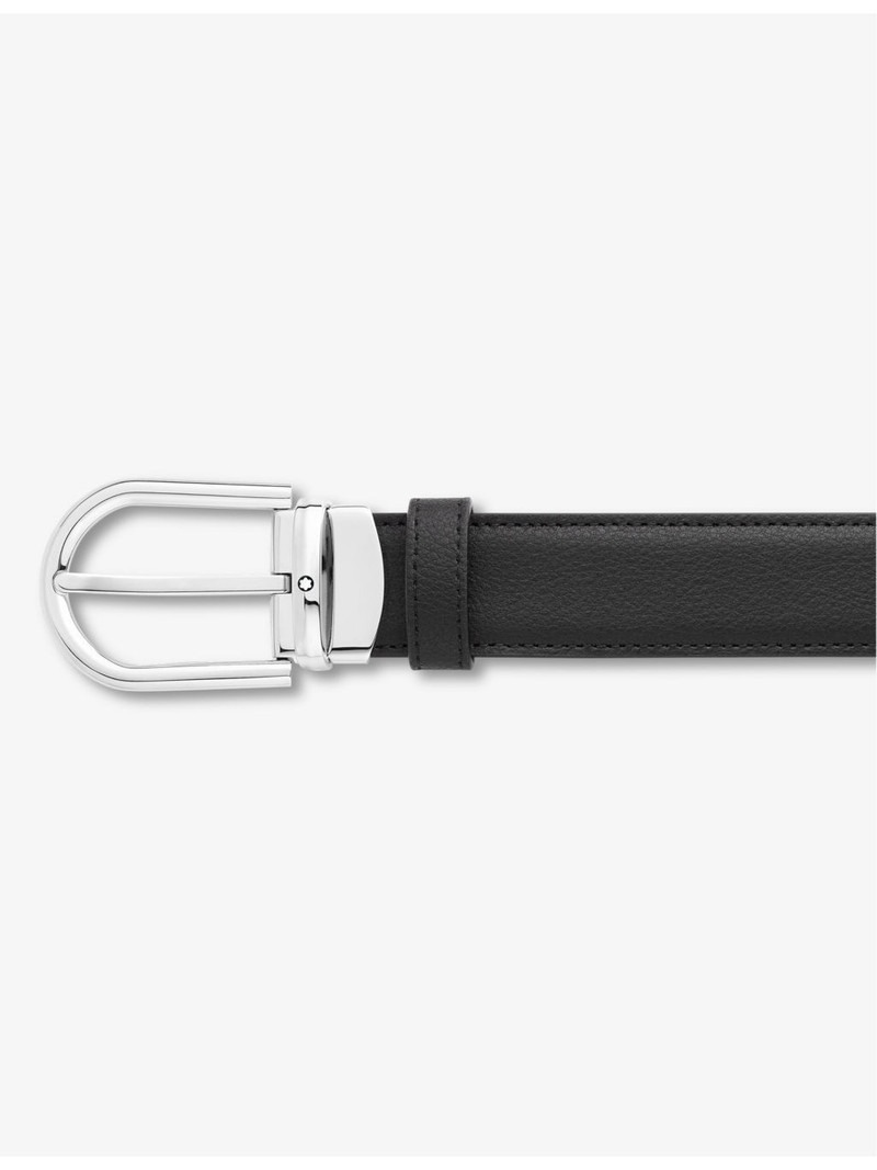 Montblanc Horseshoe-buckle leather belt outlook