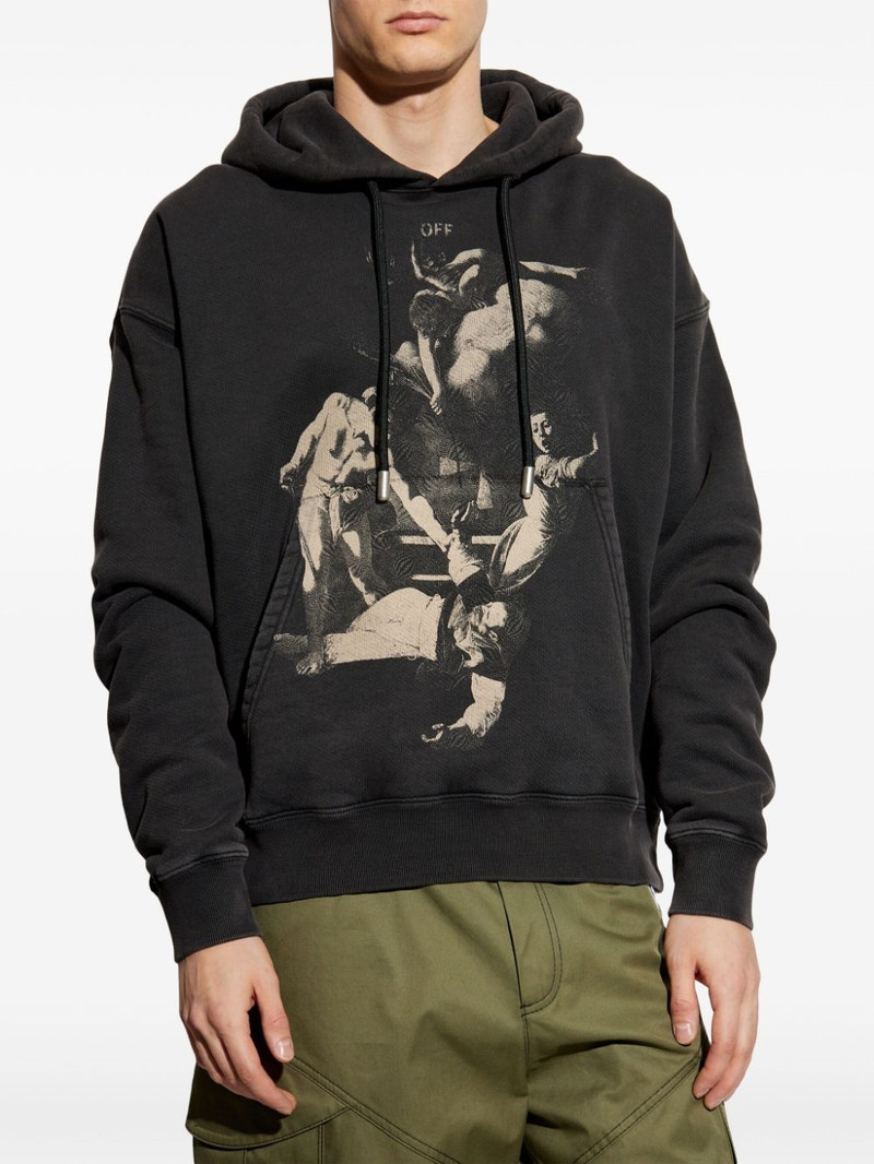 Off-White printed hoodie outlook