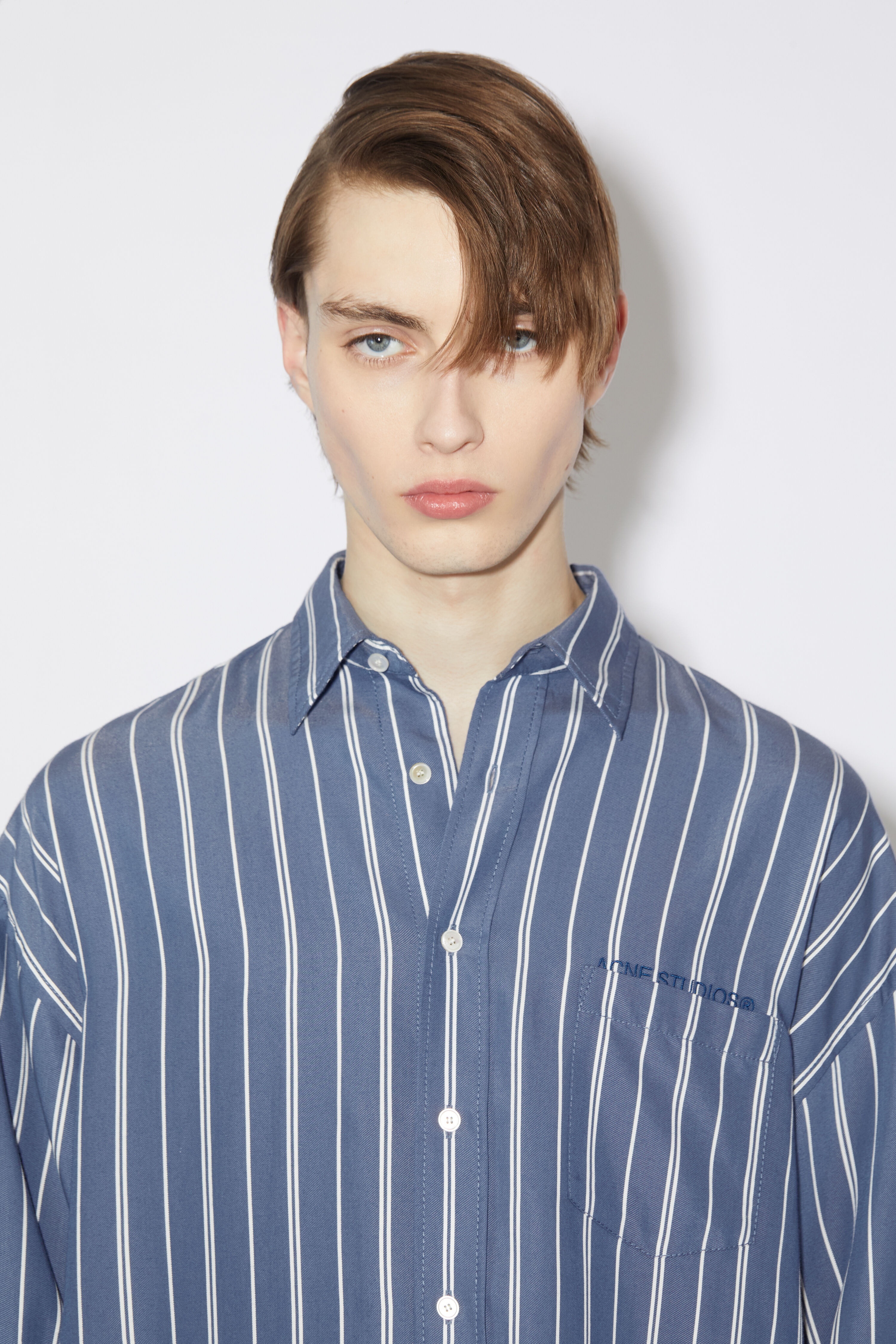 Button-up shirt - Mid blue - 5