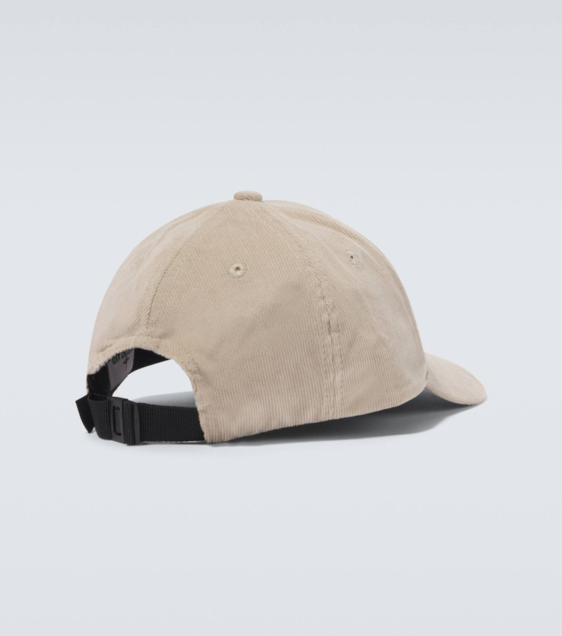 Stone Island Compass embroidered corduroy baseball cap outlook