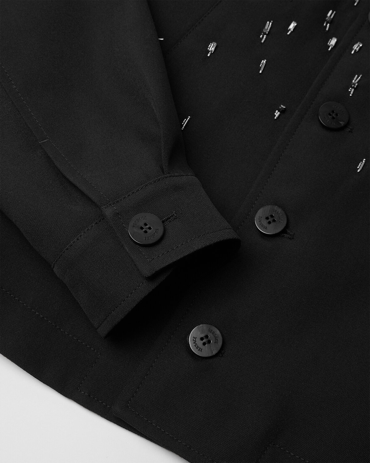 Crystal Light Wool Blouson Jacket - 4