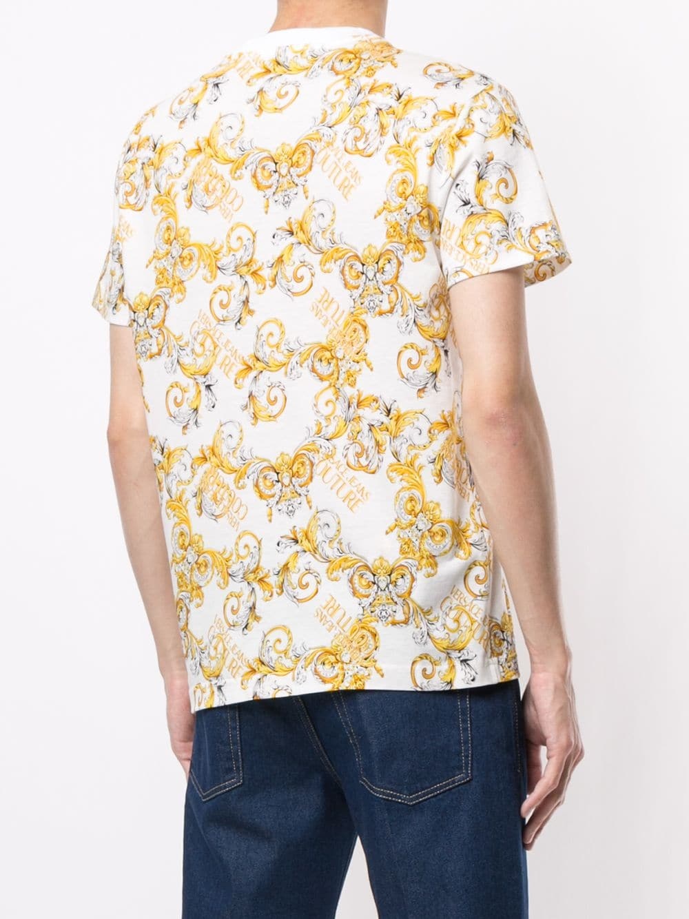 baroque-print polo shirt - 4