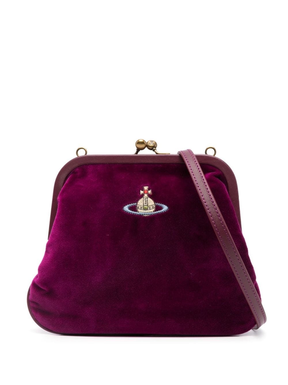 Vivienne's velvet clutch - 1