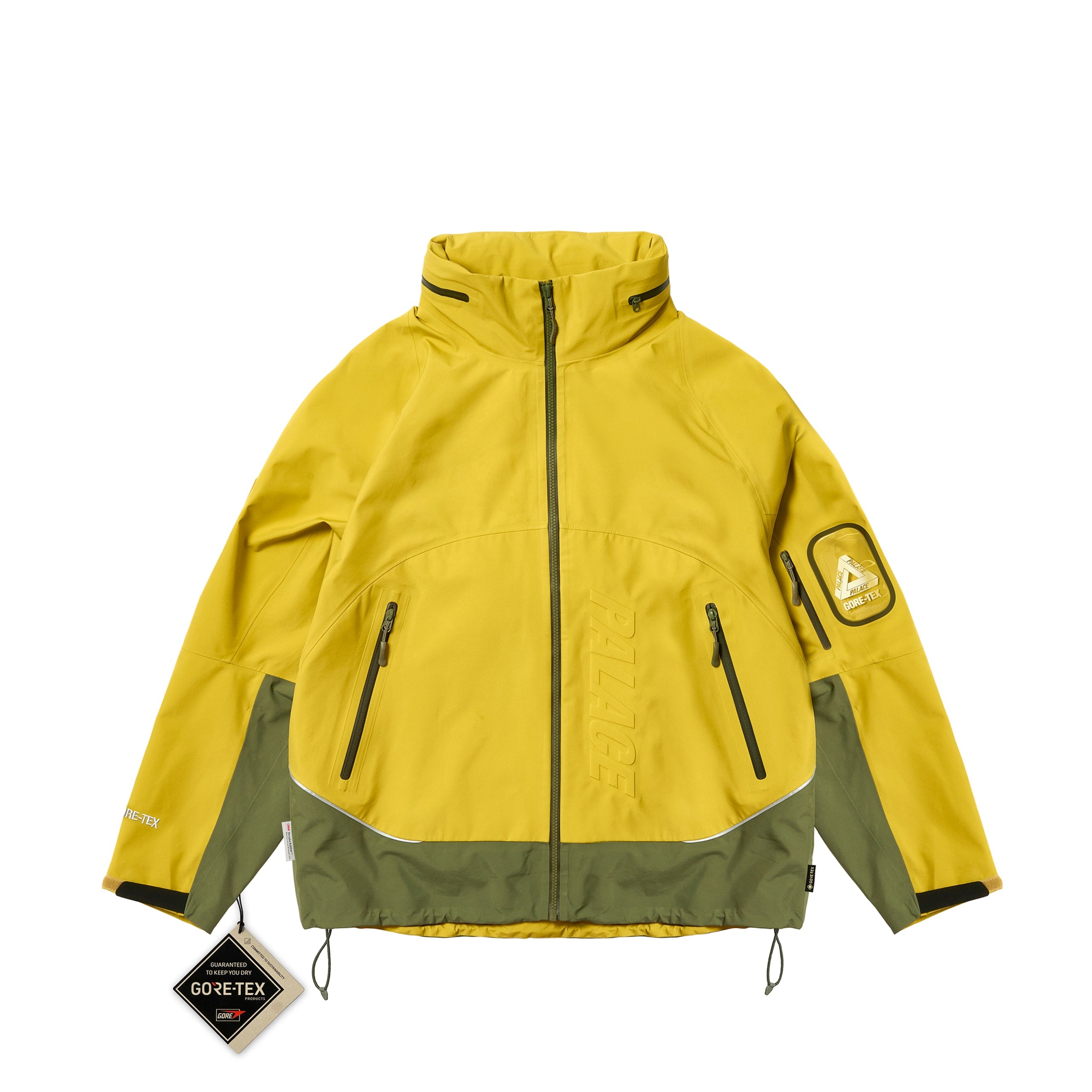 PALACE GORE-TEX 3L M-TEK JACKET YELLOW | palace | REVERSIBLE