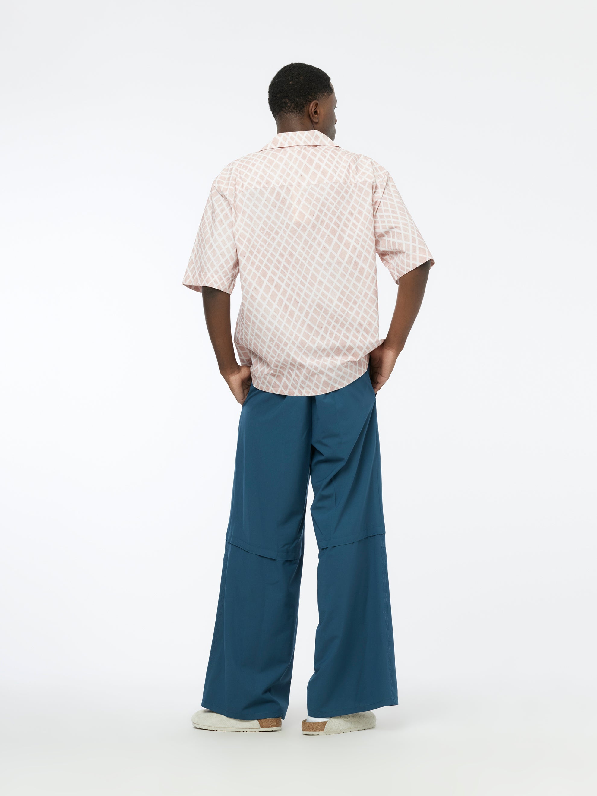 SHORT SLEEVE BOWLING SHIRT (ANTIQUE ROSE) - 4