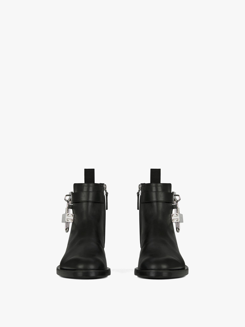 Givenchy BOOTS IN LEATHER WITH PADLOCK outlook