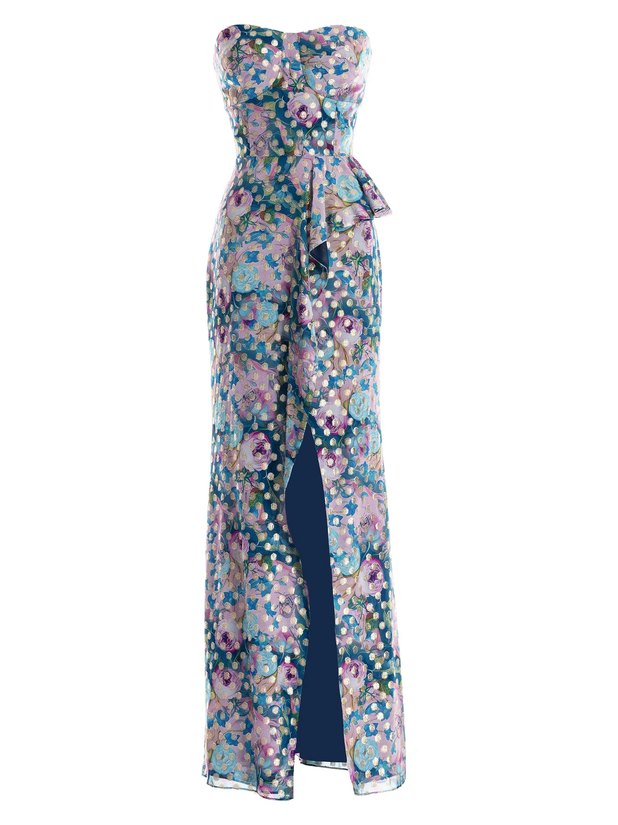 Women's Kai Embellished Bustier Body-Con Gown - Capri Multi - 1