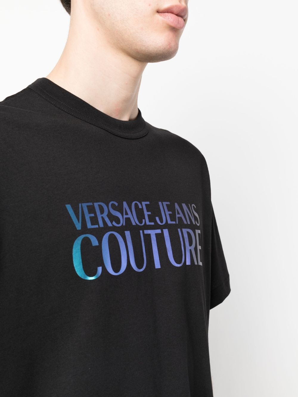 logo-print cotton T-shirt - 5