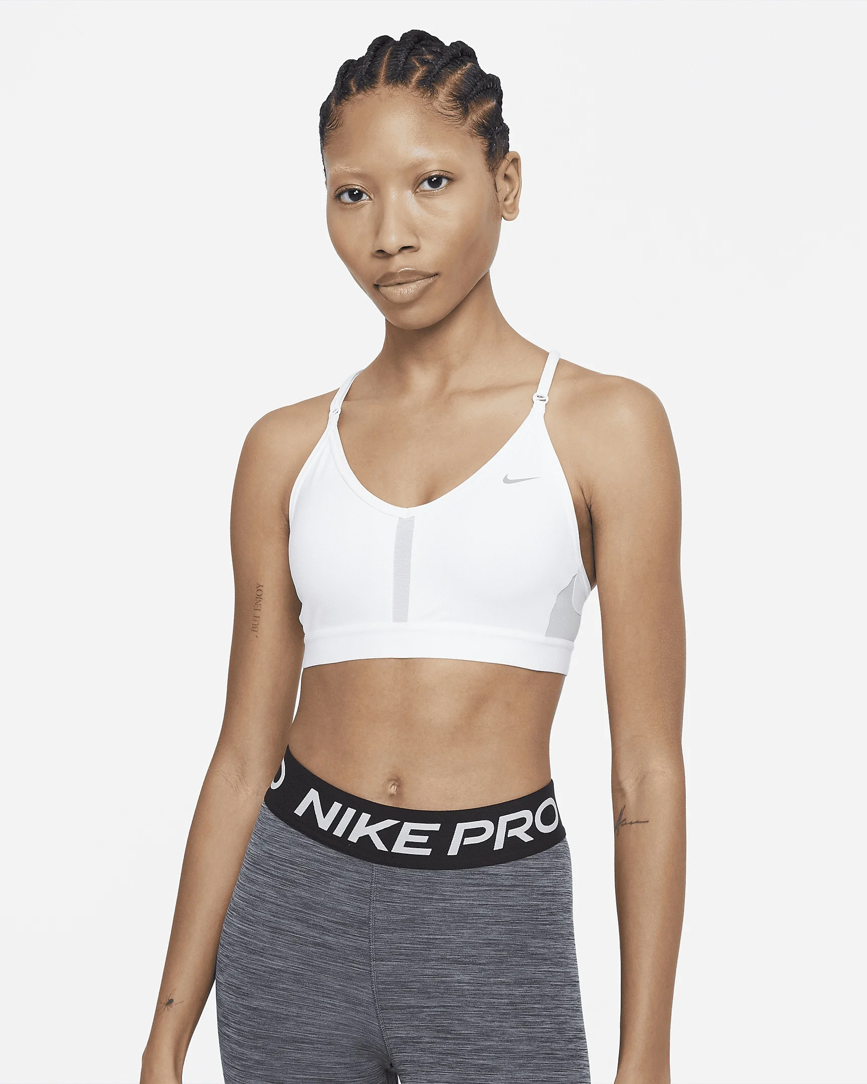 Nike Indy Women's Light-Support Padded V-Neck Sports Bra - 1