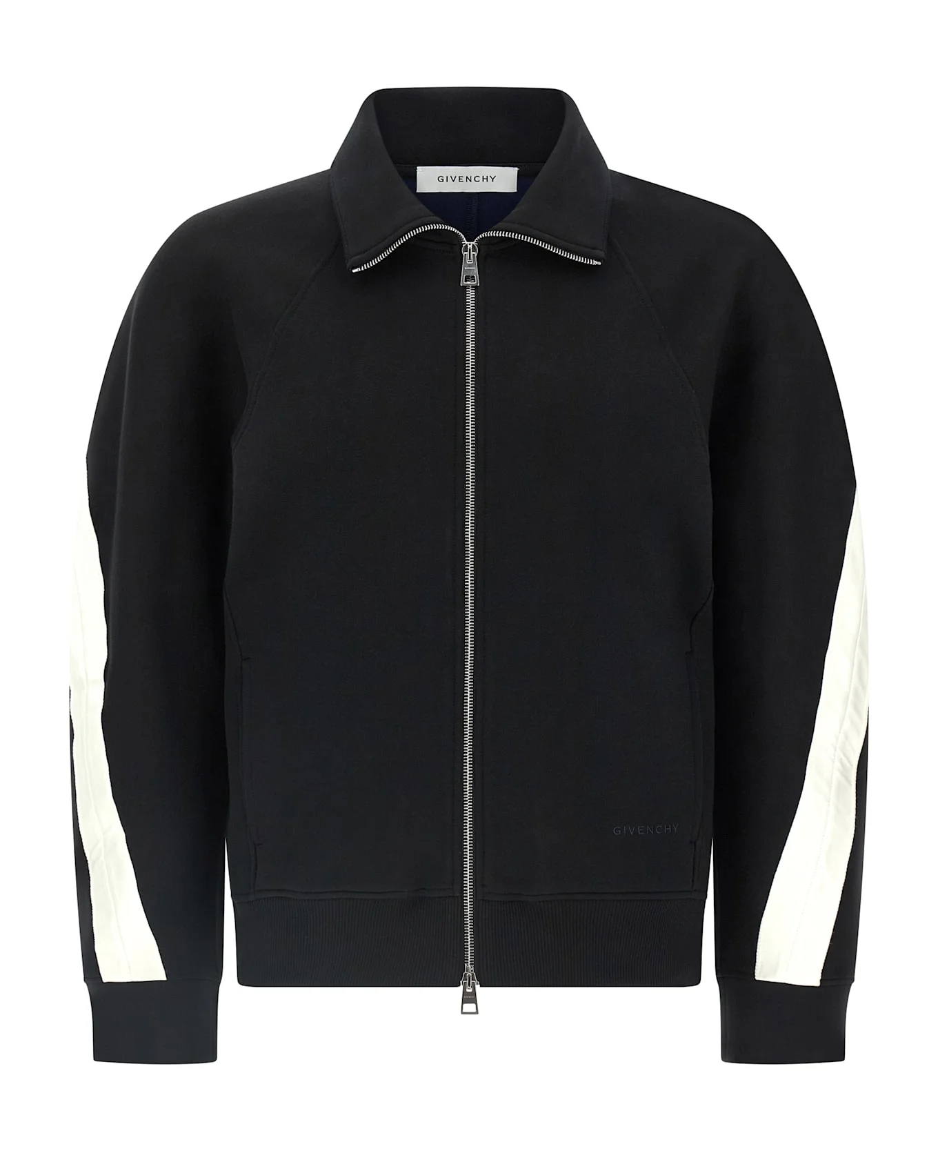 Satin Insert Sweatshirt - 1