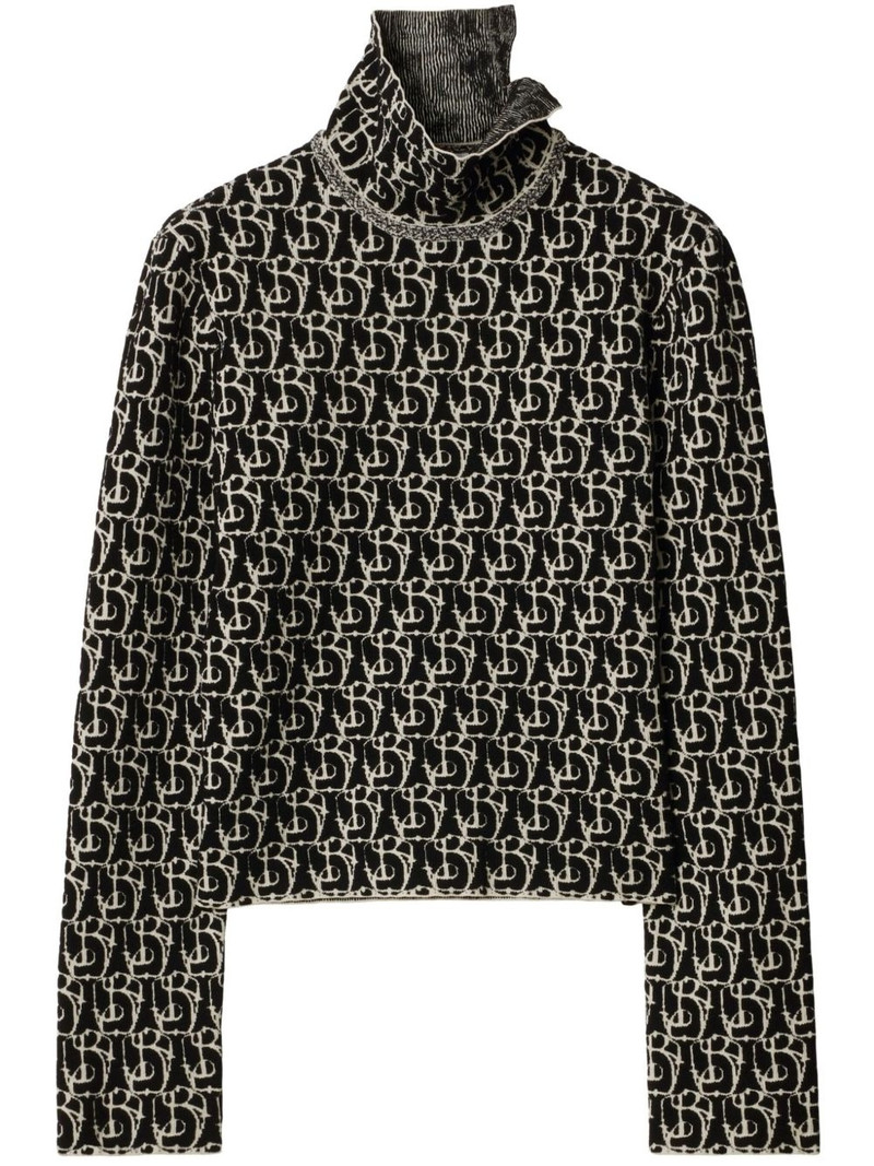 B Charm-intarsia sweater 1