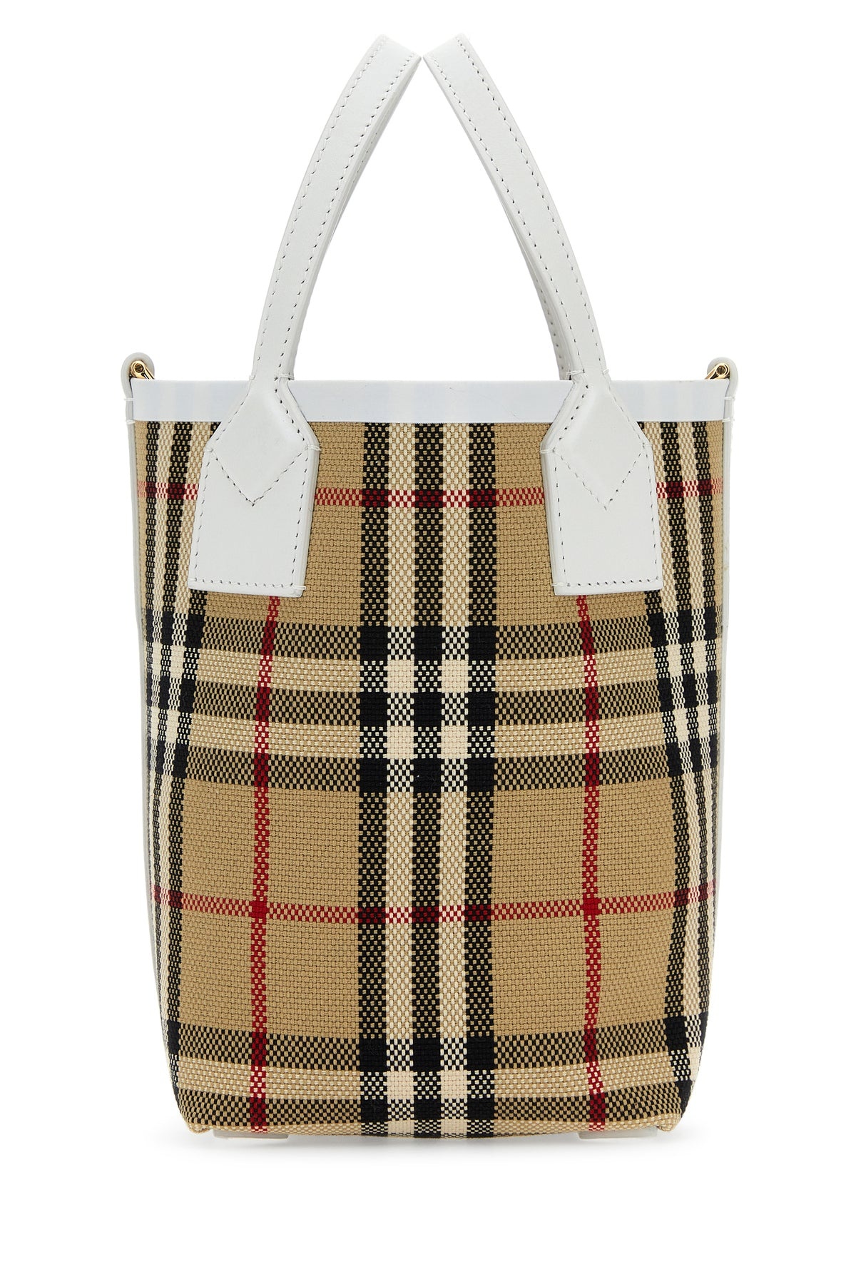 Embroidered canvas mini London handbag - 3