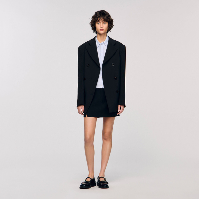 Sandro CROSSED TAILORED JACKET outlook