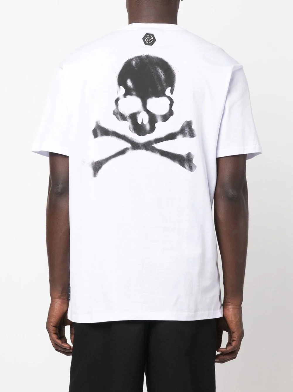 skull-print detail T-shirt - 4