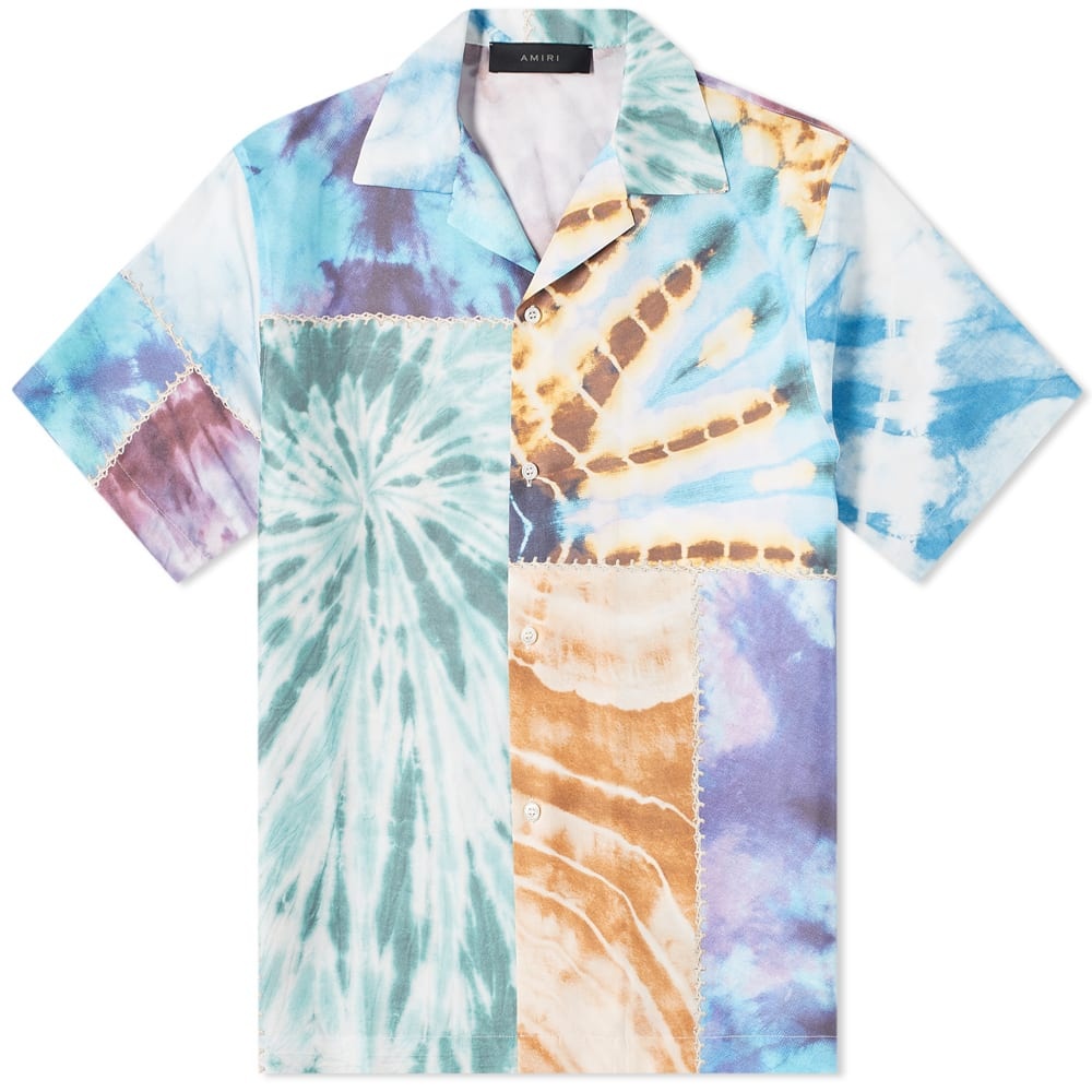 Amiri Patchwork Tie Dye Vacation Shirt - 1