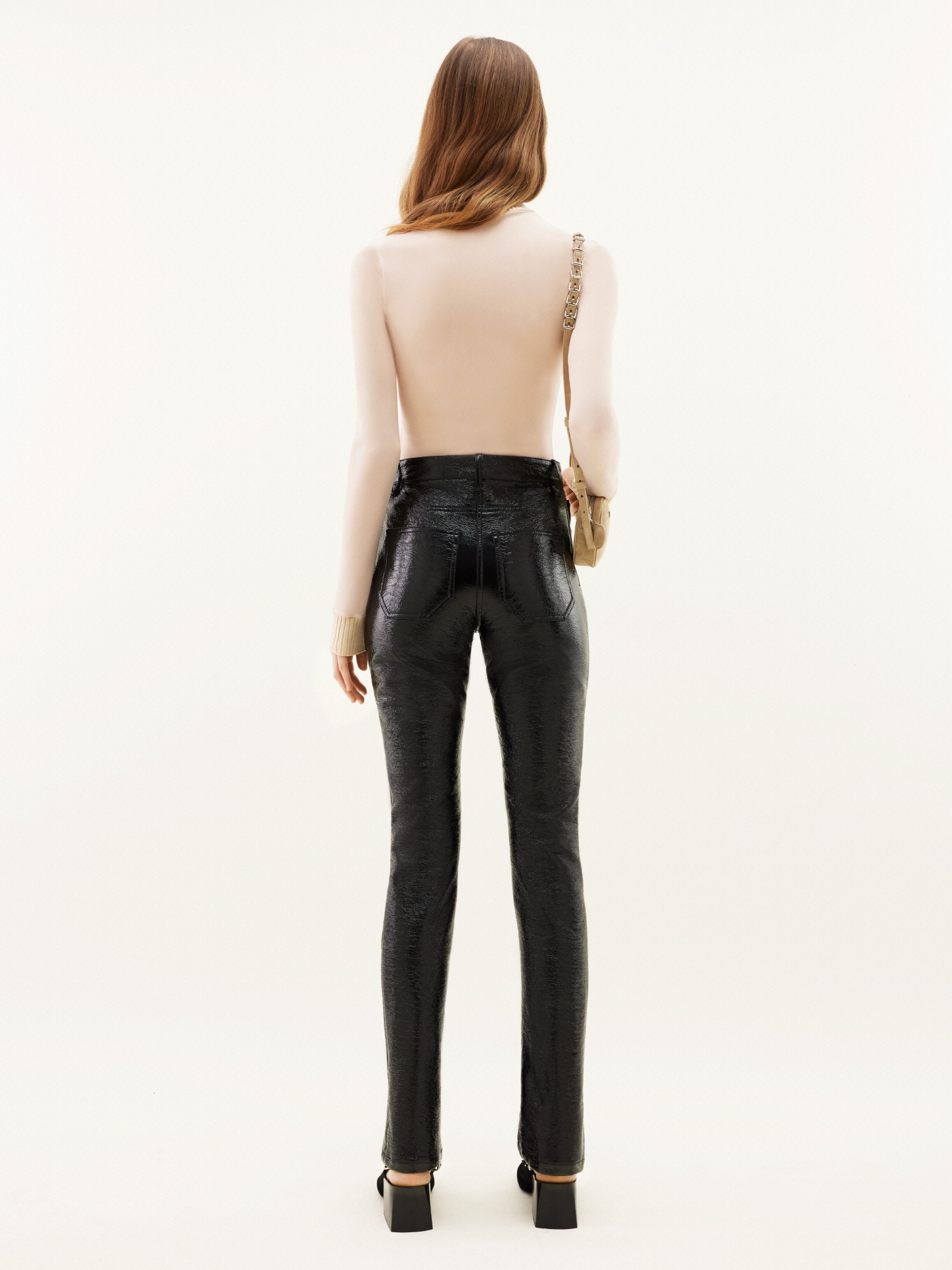 VINYL 5 POCKETS TROUSERS - 4