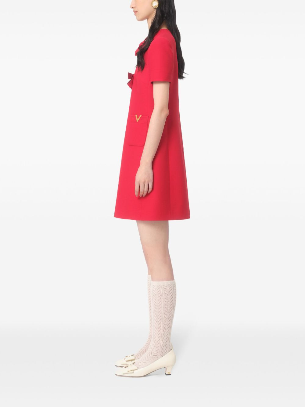 Valentino Women Crepe Couture Dress - 6