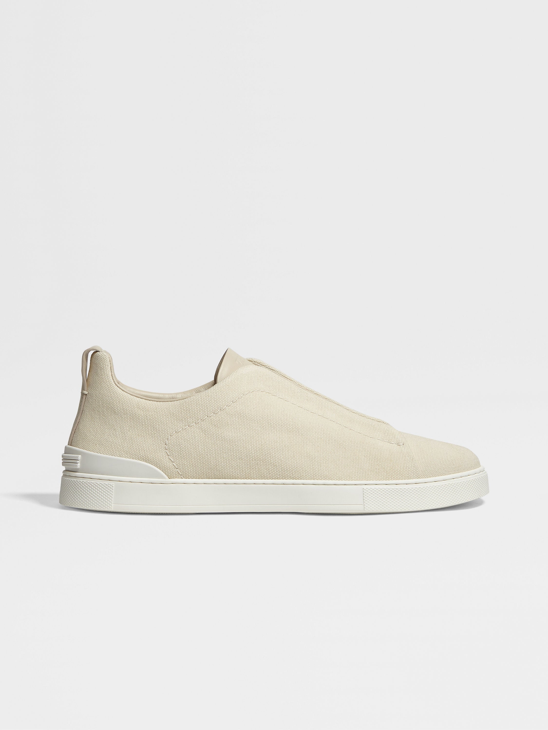 OFF WHITE CANVAS TRIPLE STITCH™ LOW TOP SNEAKERS - 4