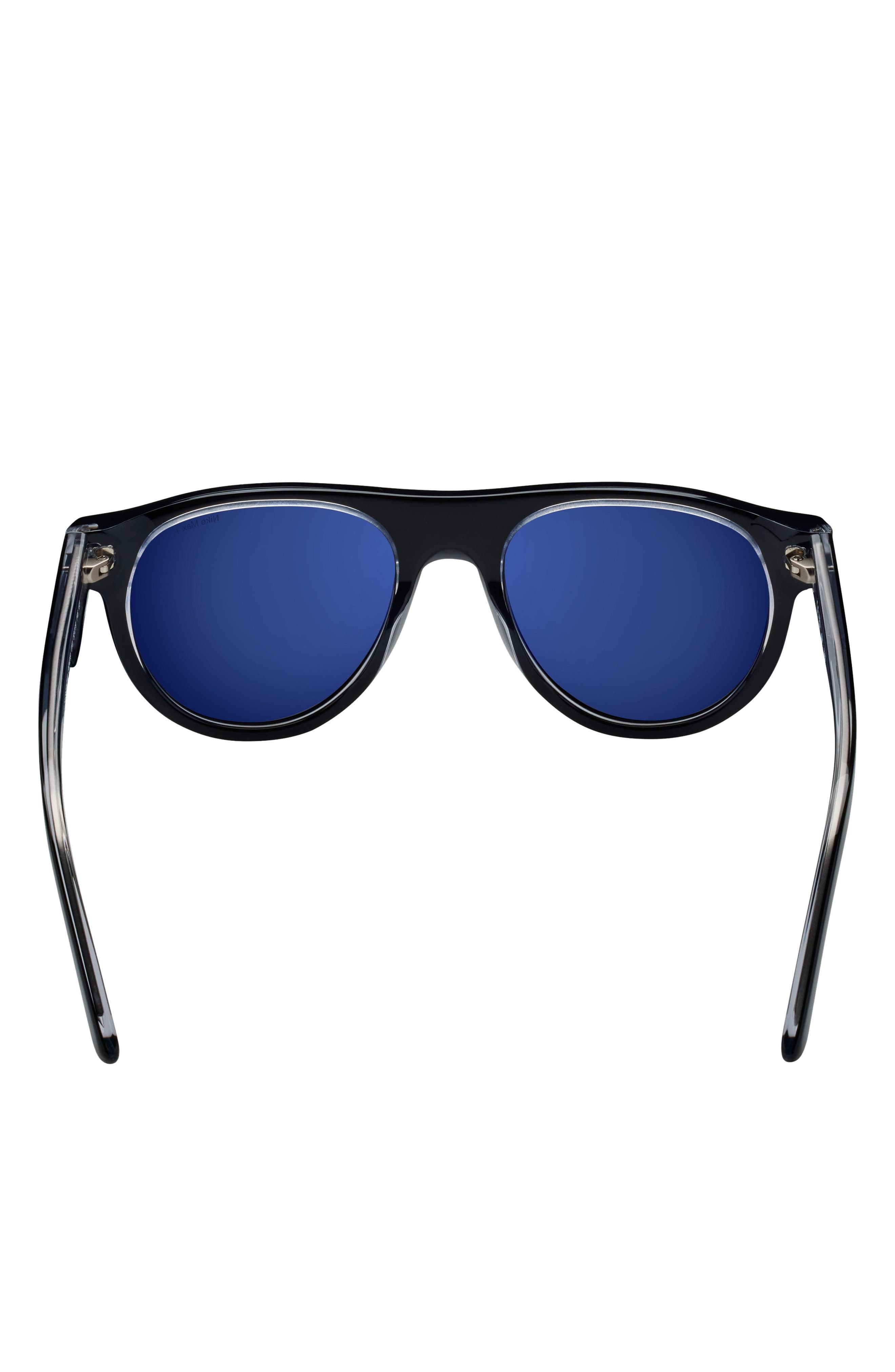 Nike Crescent III 54mm Round Sunglasses in Black /Grey at Nordstrom - 9