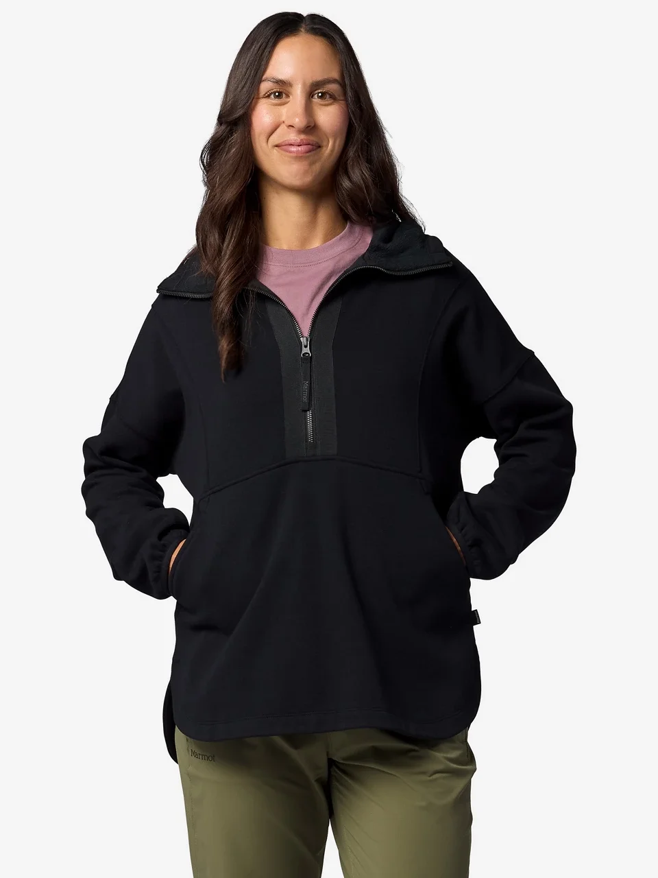 Women's Hideaway Plush Half-Zip Hoodie - 1