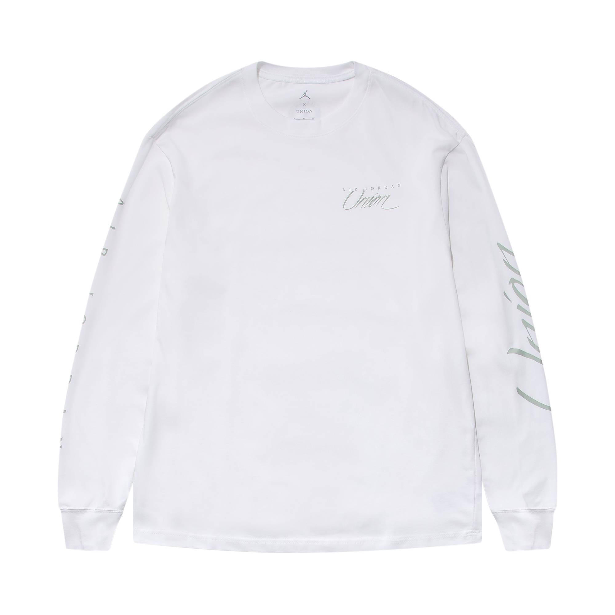 Air Jordan x Union Long-Sleeve T-Shirt 'White/Grey Haze' - 1