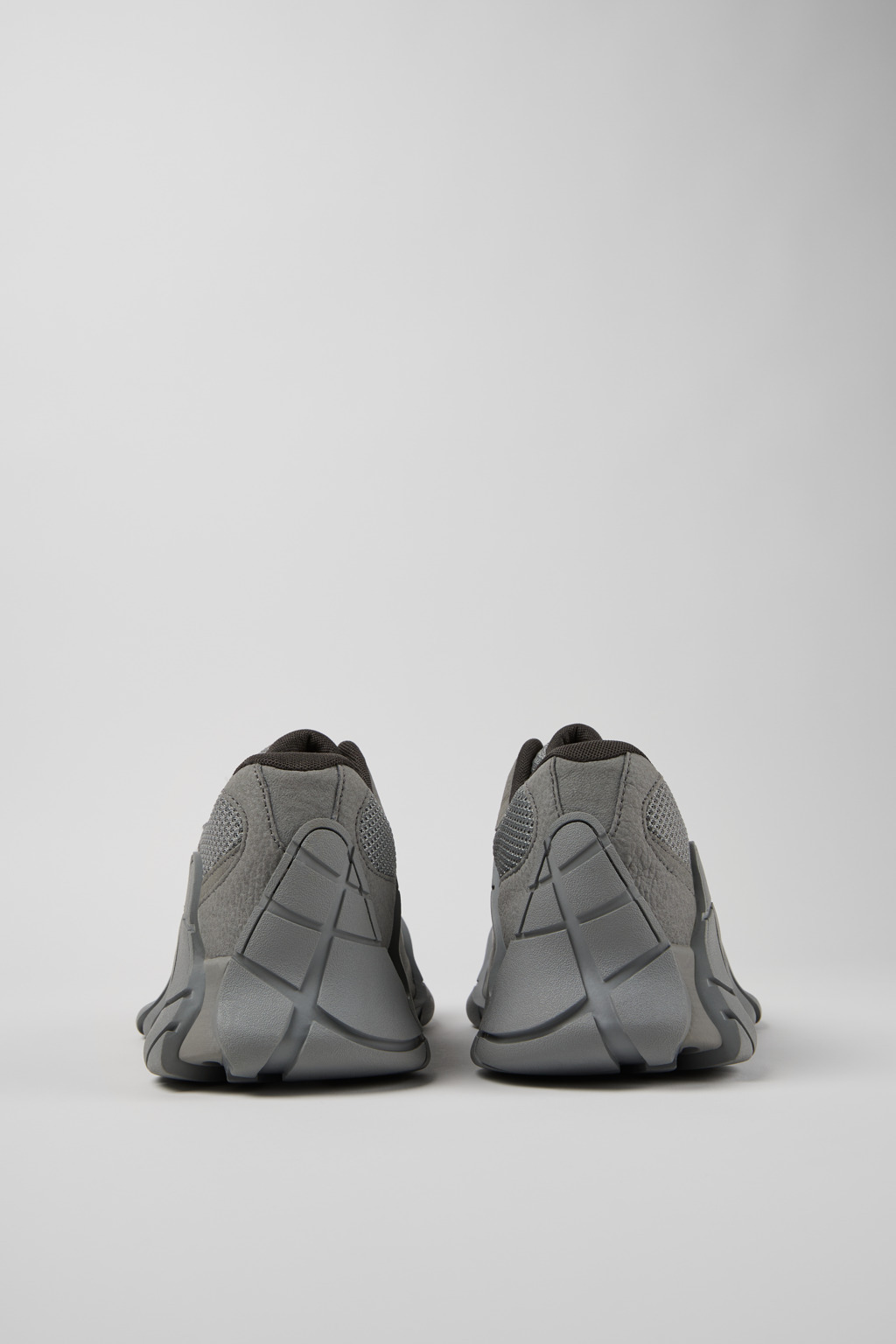 Gray Textile Sneakers - 3