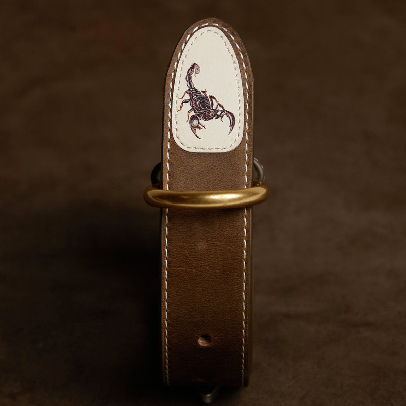 DUKE + DEXTER Ellis Chestnut Scorpion Belt outlook