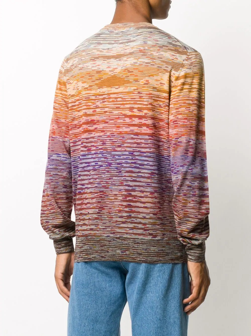 ombre print jumper - 4