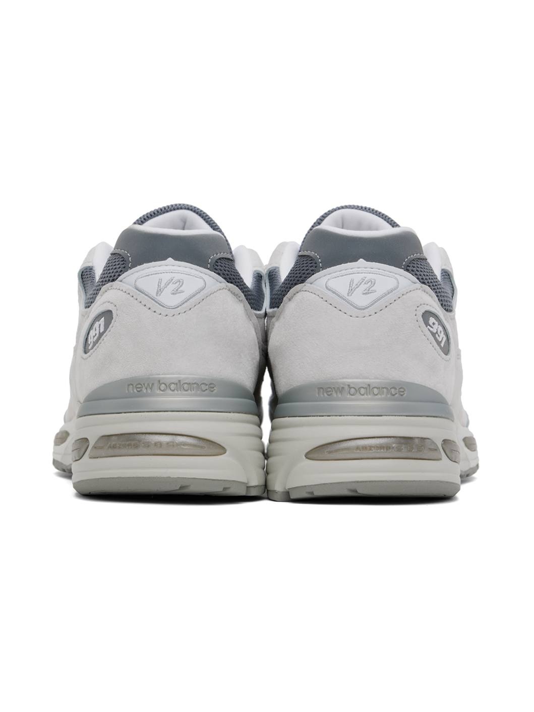 Gray 'Made in UK' 991v2 Sneakers - 2
