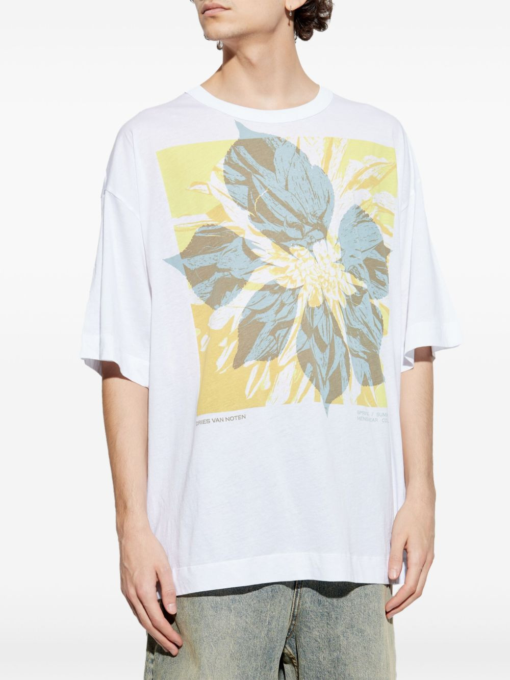 Dries Van Noten Men Cotton T-Shirt - 4